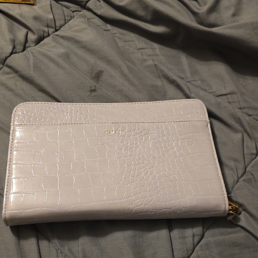 Calpak Crocodile Embossed Wallet